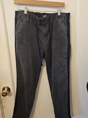 PAIGE Black Gray Two-Tone Jeans